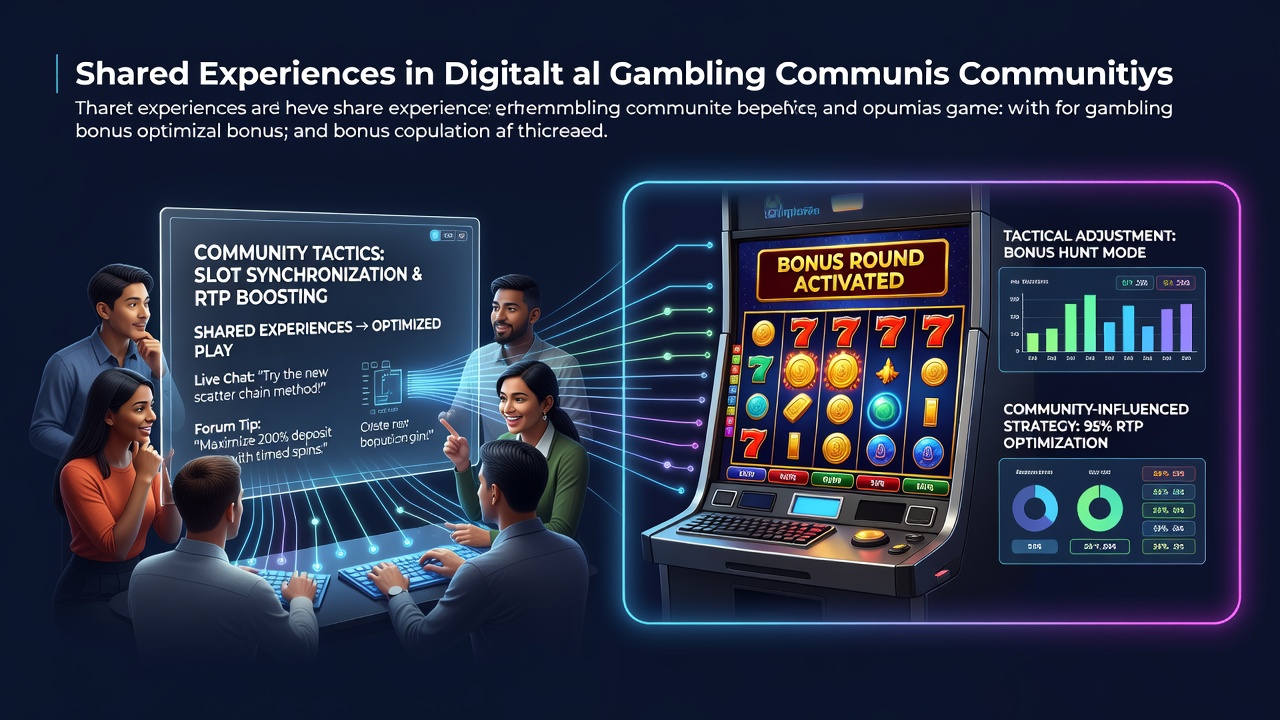 Players discussing game tactics and bonus strategies in a digital gambling community forum