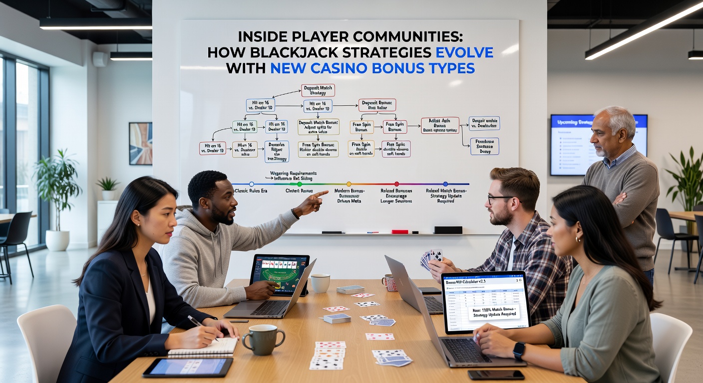 Detailed notes and charts from blackjack community members analyzing bonus wagering requirements and strategy charts