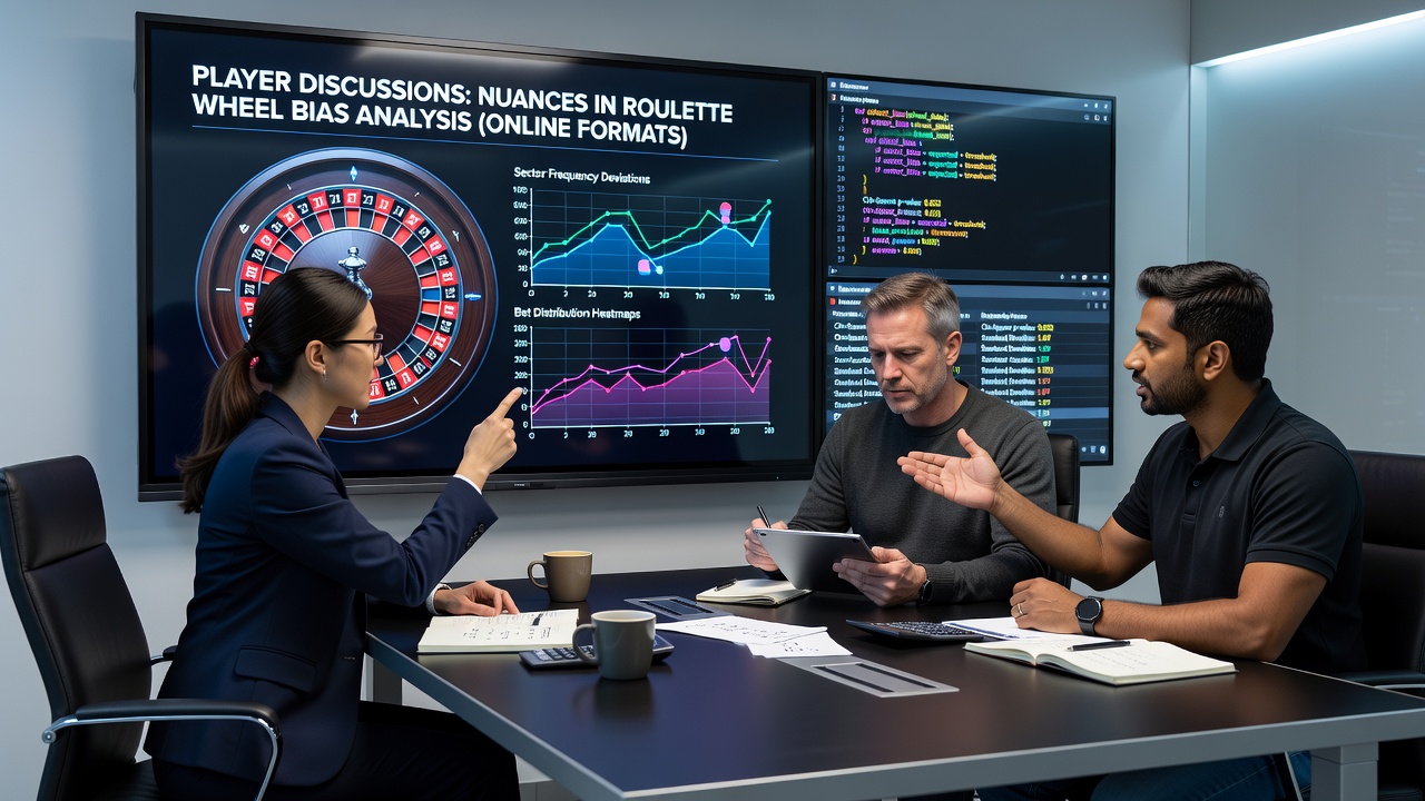 Detailed analysis of roulette spin data showing frequency distributions and bias indicators