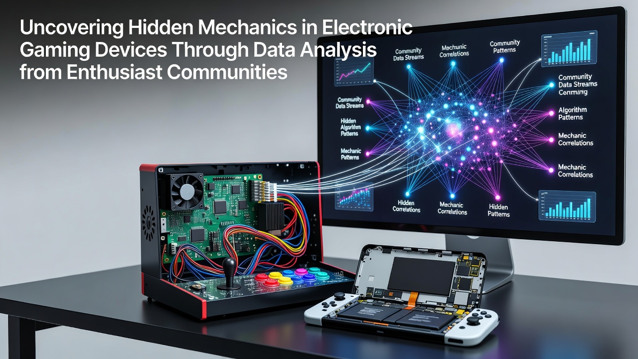 Data visualization from enthusiast communities analyzing electronic gaming device patterns